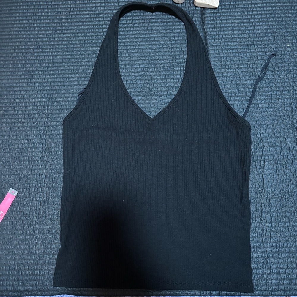 American Eagle Outfitters Black Halter Top
